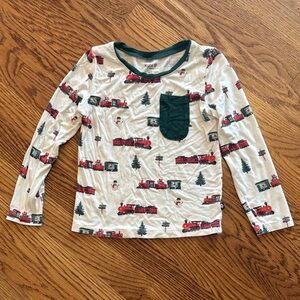 Kyte BABY Holiday Train Long Sleeve Shirt